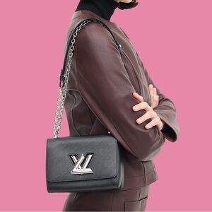 Louis Vuitton Epi Twist PM Black Silver